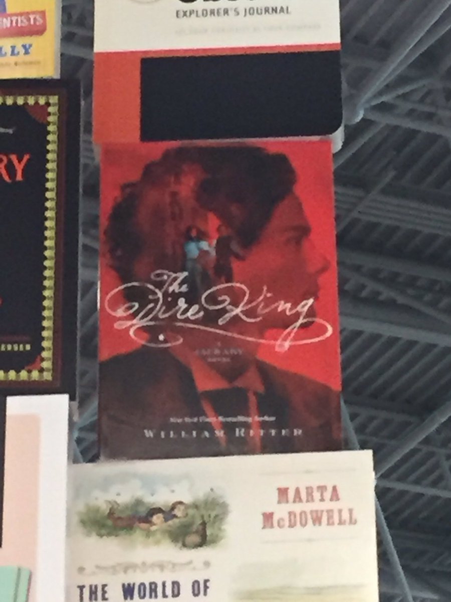 LastMegalodon's tweet photo. My fave book series is looking down on me during #BEA17 - come geek out over #Jackaby w/ me at Booth 2807! https://t.co/JsFOaGr3Ew