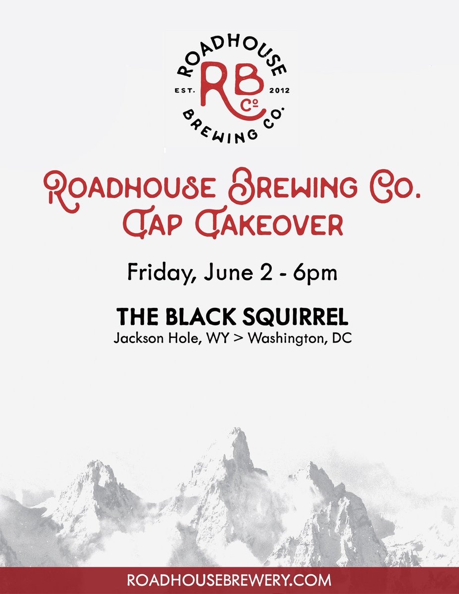 Ready to show #DC how #JacksonHole does #craftbeer. See you <a href="/ThBlackSquirrel/">The Black Squirrel</a> tonight. #savorcraftbeer