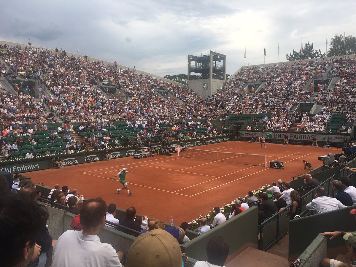 faustineCali's tweet photo. Day off well spent @rolandgarros #RolandGarros2017 #FrenchOpen https://t.co/JWVp90mdET