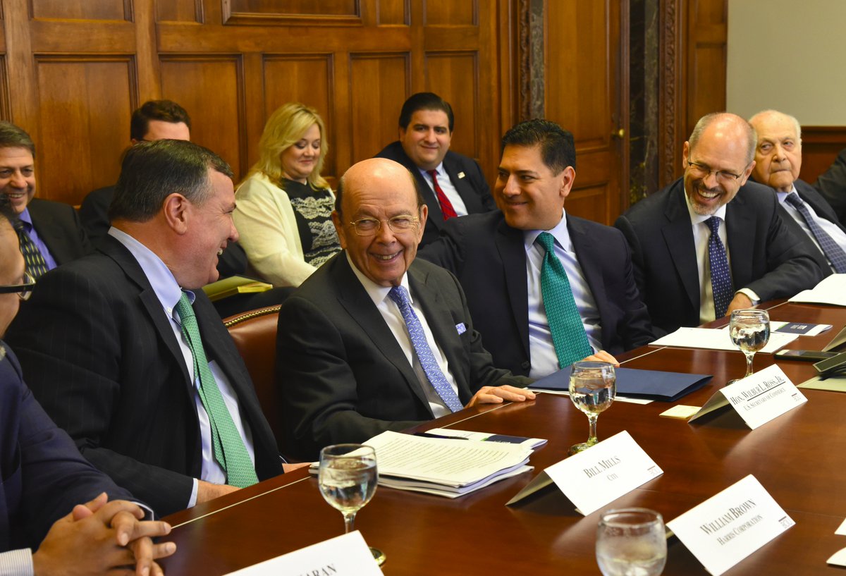 BCIU's tweet photo. Thank you @SecretaryRoss @CommerceGov for meeting with BCIU member CEOs and our Board to discuss key trade and investment issues. https://t.co/gm5E3ZGF0h