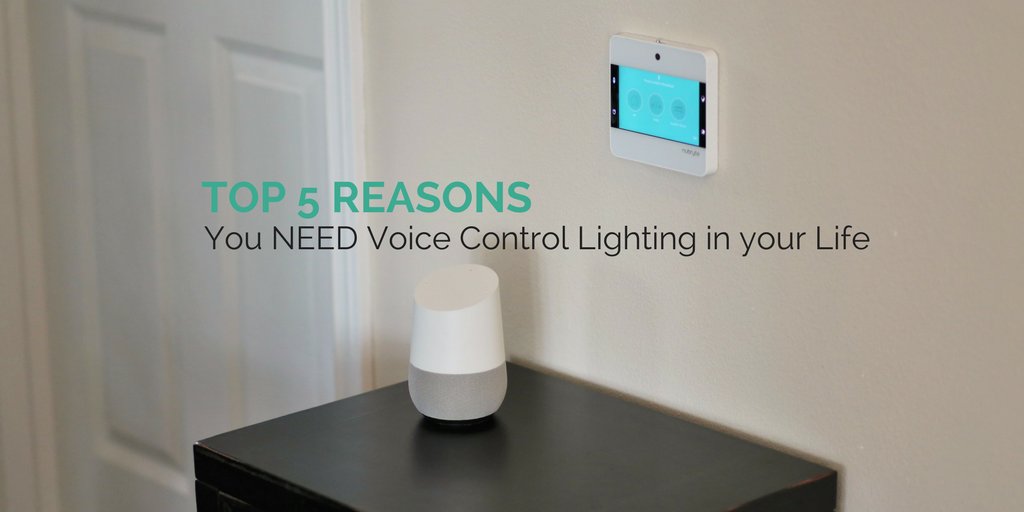 Nubryte's tweet image. &quot;Turn off the lights&quot; See how to make life easier with voice control lighting! bit.ly/2rNU4Aq #smarthome #GoogleHome #AmazonAlexa