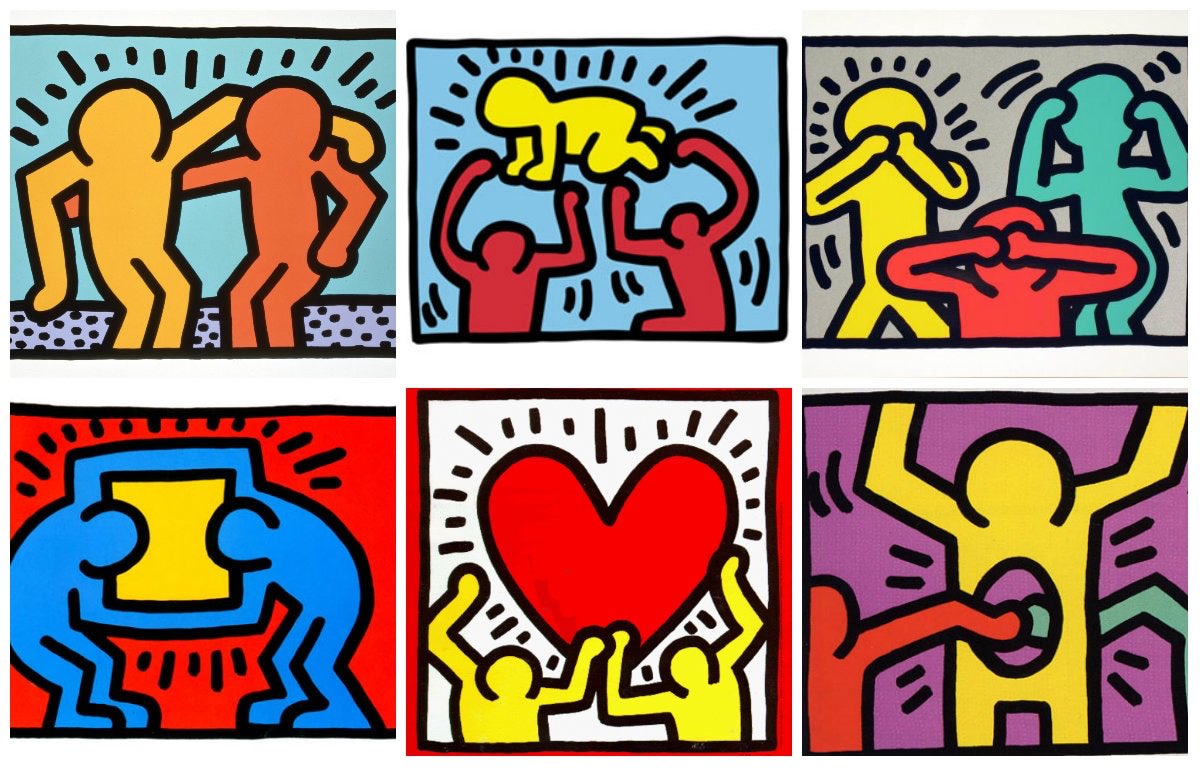 Ретвитнуть. lgbtqart.weebly.com/1/post/2017/05/keith-haring-1958-1990.html....