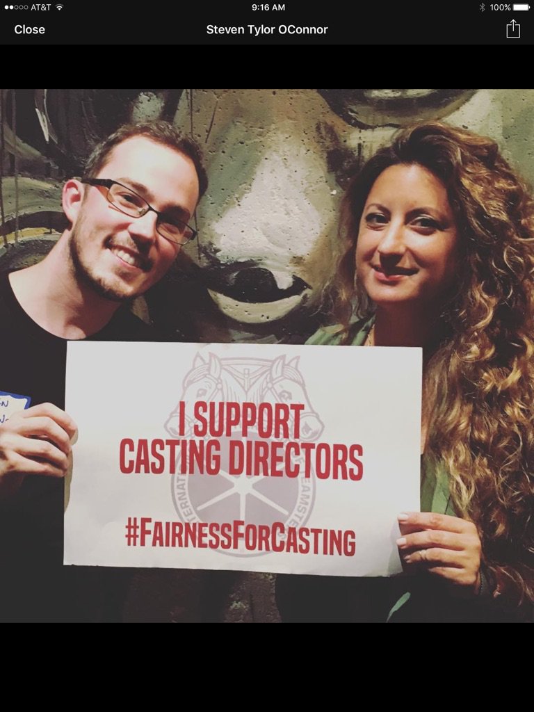 csacasting's tweet photo. Hey @TheBwayLeague there seems 2b a movement afoot. Let's sit down at the bargaining table and talk. #FairnessForCasting https://t.co/8FpXzYS9mb