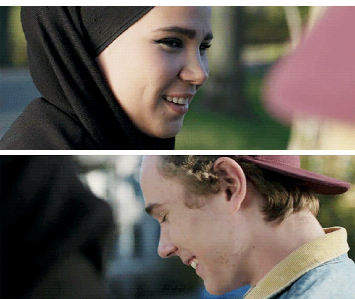 nobbshie's tweet photo. From biology buddies to besties ๐๐ #isakValterson #SanaBakkoush #FriendshipIn5Words #FriendshipGoals #friendship #skam https://t.co/V9Ge0xhz9c