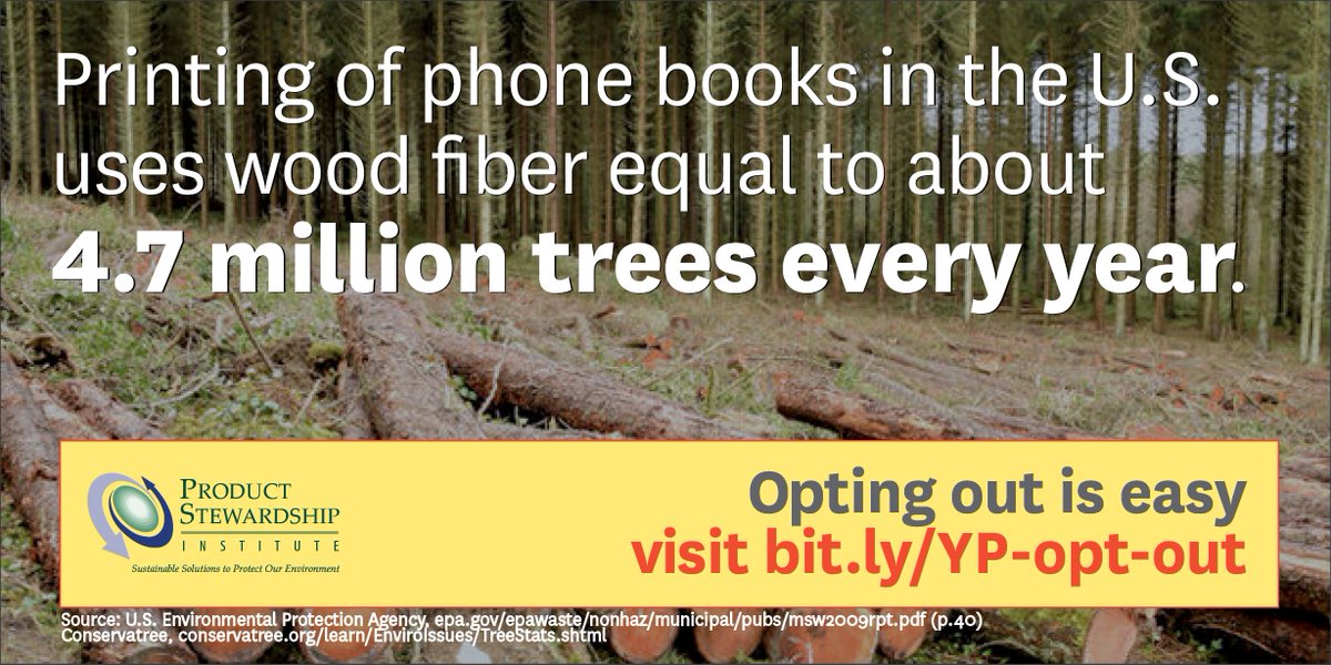 NRC_NE's tweet photo. On average, only 40% of phone book paper is made from post-consumer recycled material. Opt out! #TheseWereTrees https://t.co/EfT3IUlia2 https://t.co/7KNdqYGvsl