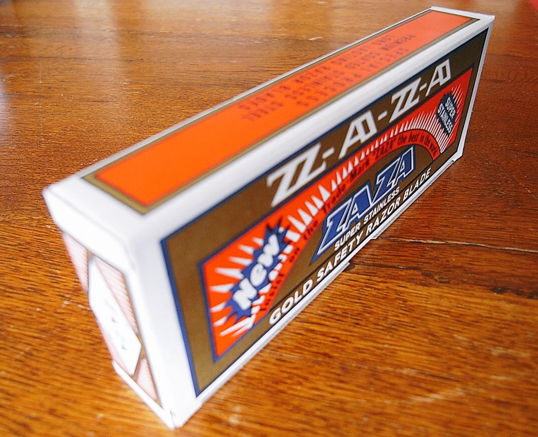 OmApsara's tweet photo. ZaZa D.E. Razor blades - ZaZa since 1917
.
.
#kcco #neckshave #barbershave #hotlather #barberchair #oldschool #barbersforlife https://t.co/5tLE1coOAt