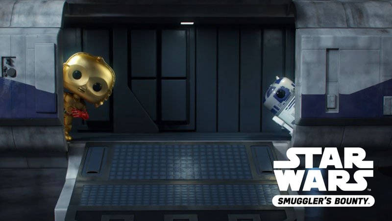 Funko's tweet photo. Our Star Wars #SmugglersBounty Droids box trailer is here! What do you hope to see in the box? https://t.co/id5vFDtcyO https://t.co/GCYt8xmNR7
