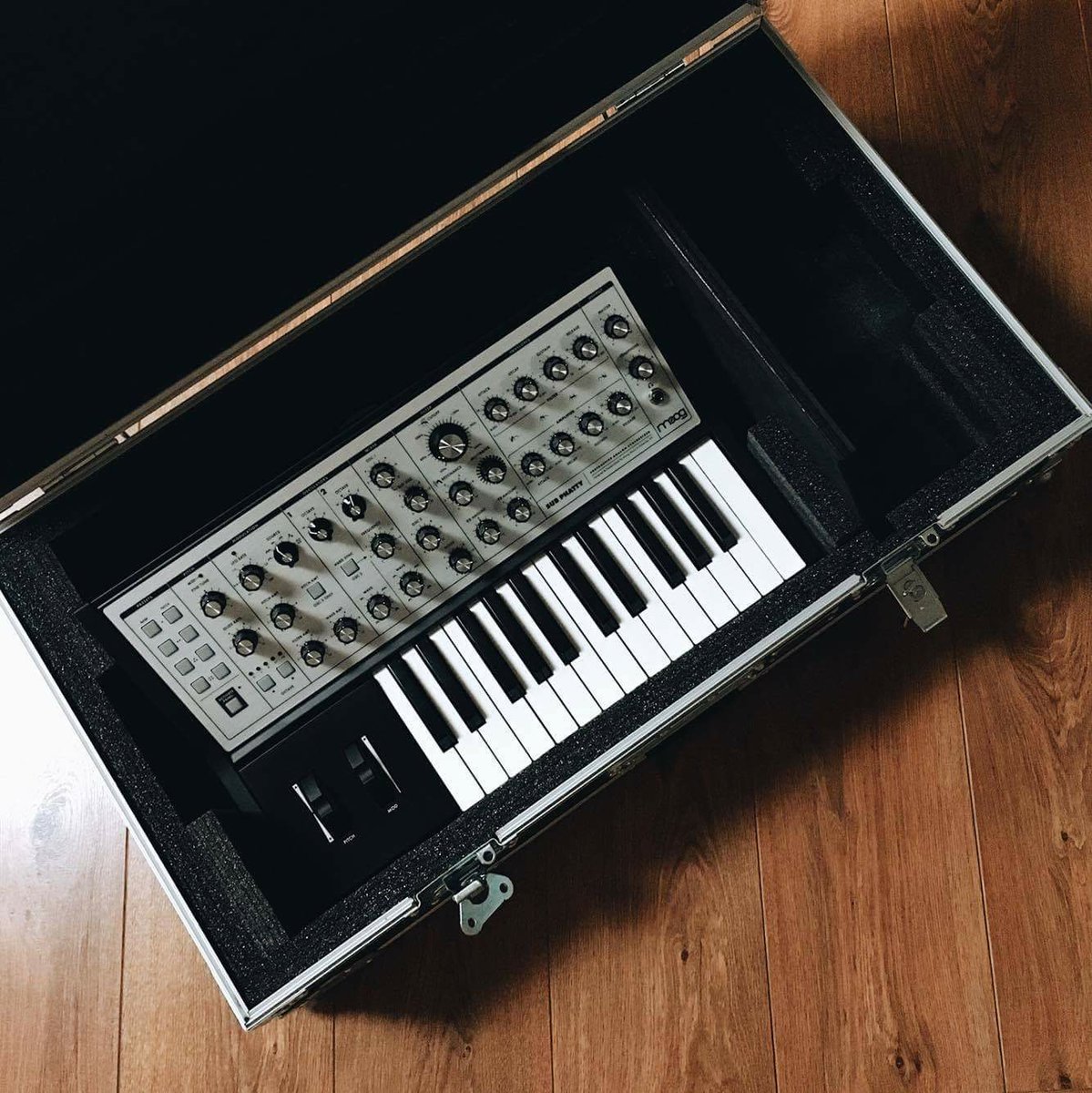 nspcases's tweet photo. Awesome photo from one of our customers of their Moog Sub Phatty Synthesizer Flight Case! #NSPcases https://t.co/wLXRUKL4x6