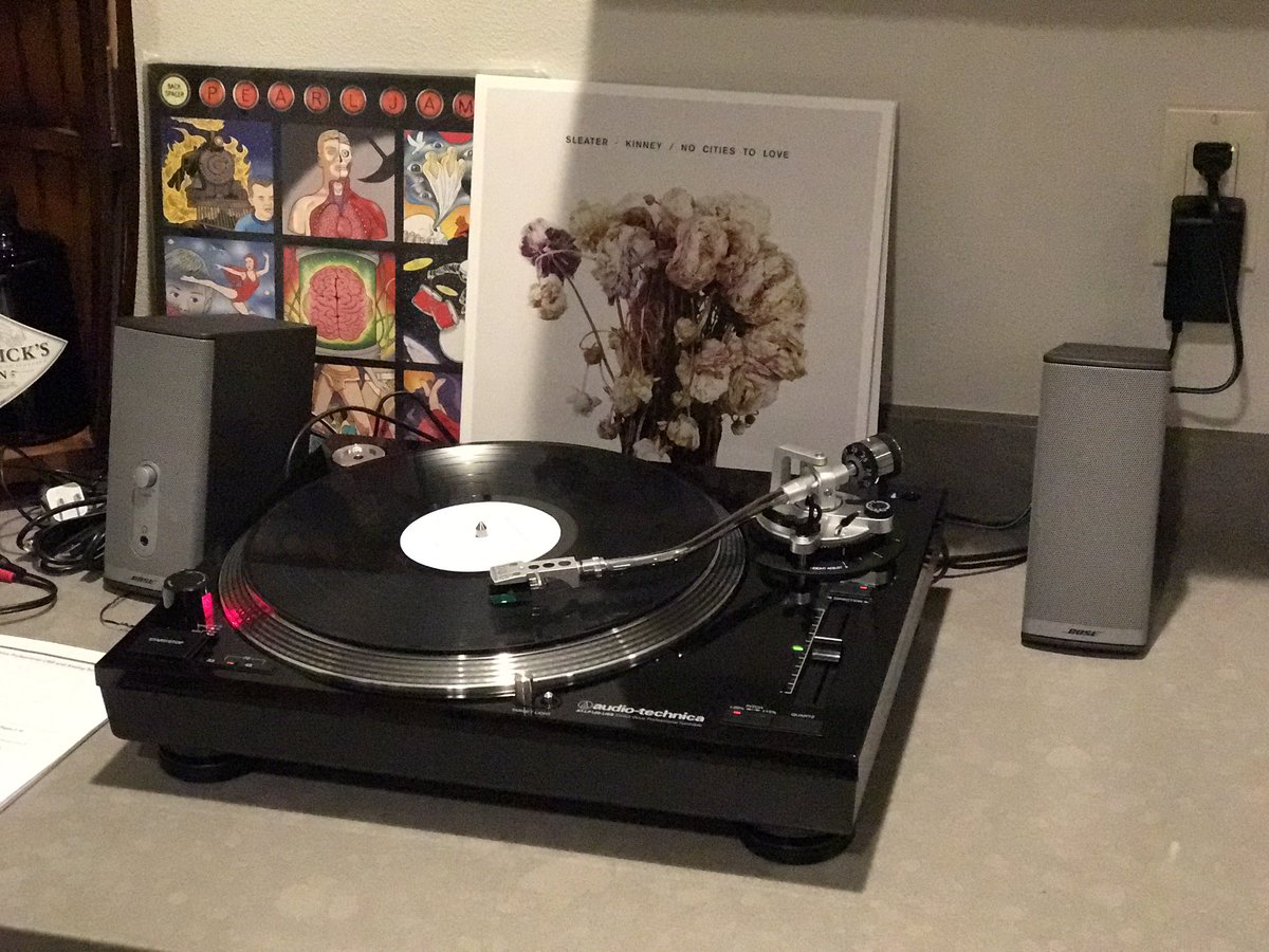 eliaspercival's tweet image. Loving my first 2 albums, thanks John! @loserboy #kexp #vinyl #newrecordplayer