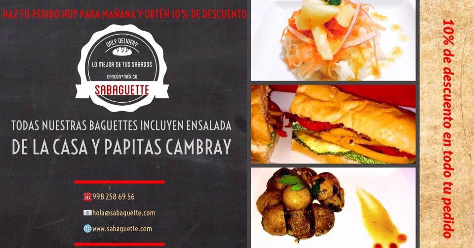 sabaguettes's tweet photo. Mañana es el día, haz tu pedido desde hoy y obtén 10% de descuento, recuerda https://t.co/BrFQvY58NF #cancun @VivoEnCancun #cancunfood https://t.co/GHV7UCE8Td