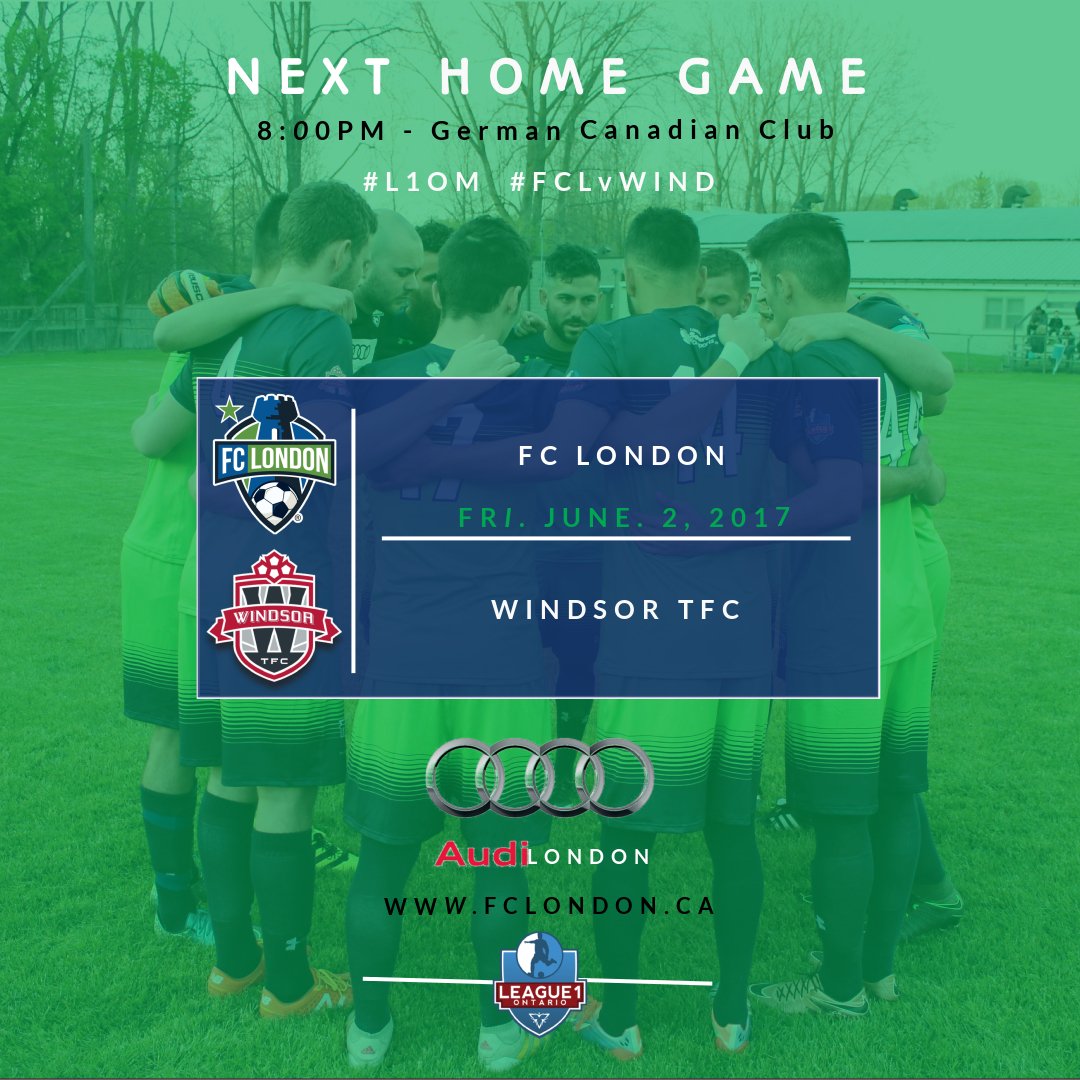 paulcosta__7's tweet photo. IT'S GAME DAY! Come down to @GCCLdn to support @FCLondon men's today vs @windsortfc at 8:00PM! $10.00 admission! #FCLvWIND #L1OM #gameday https://t.co/1hiWW6w8nD