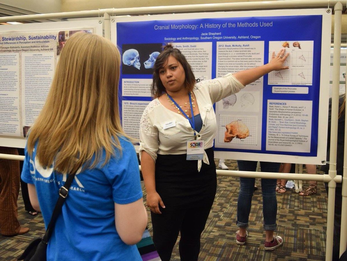 SOARsou's tweet photo. Some photos from this years poster session, featuring SOAR royalty Deb Hofer! #soar2017 #soarsou https://t.co/OkEecUDJCU