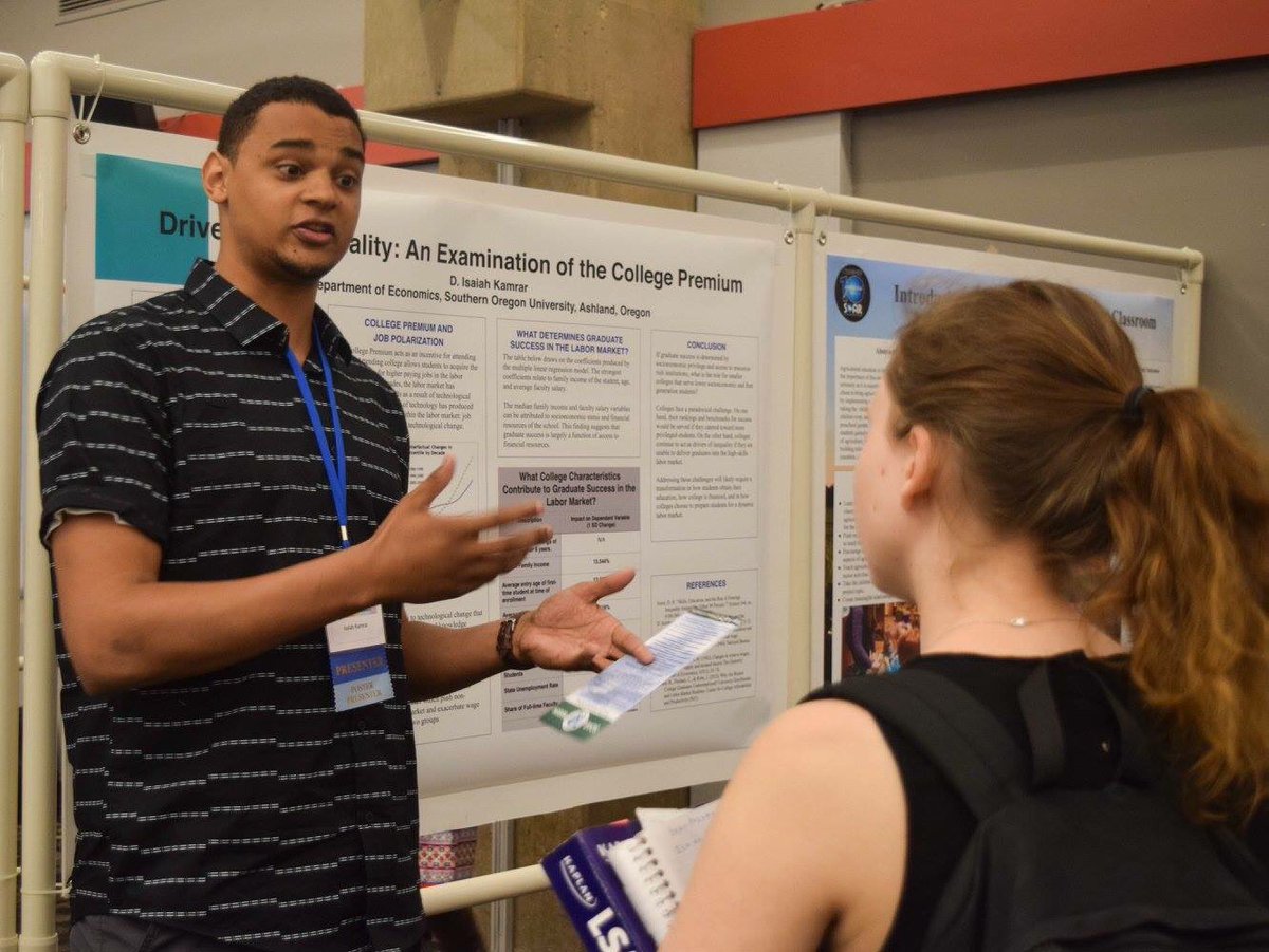 SOARsou's tweet photo. Some photos from this years poster session, featuring SOAR royalty Deb Hofer! #soar2017 #soarsou https://t.co/OkEecUDJCU
