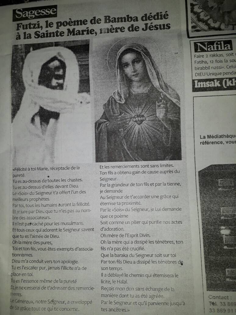 Titoine7's tweet photo. Poeme de Cheikh Ahmadou Bamba à la vierge Marie #Fuzti #CAB https://t.co/8joIWRDa8k