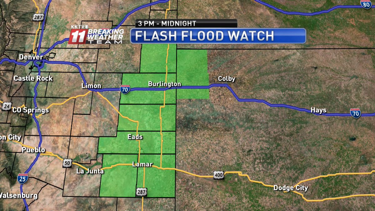 Flash Flood Watch in effect for mid afternoon through tonight. Slow storms will be capable of producing heavy rain
