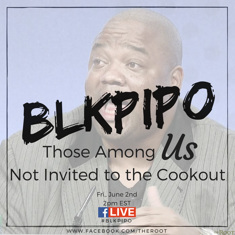 TheRoot's tweet image. All skin folk ain't kin folk. Join us on Facebook Live today at 2pm EST as we discuss which #BLKPIPO have to go: Facebook.com/TheRoot