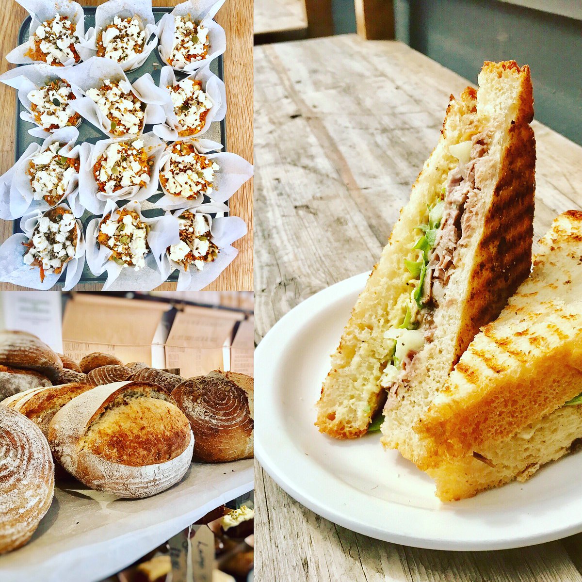Mageestbakery's tweet photo. tomorrow the savoury muffins will be sweet potato and feta and lunchtime sarnie is still the hog roast! #YourBakery https://t.co/rB7zhTYrDi