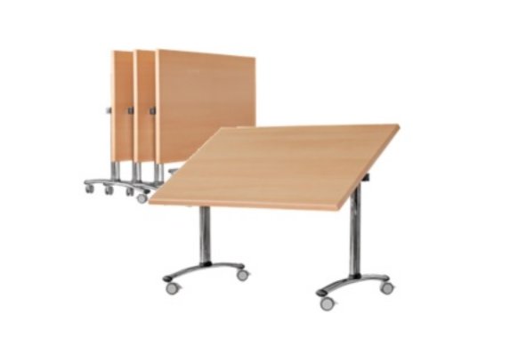 Altona Tilt Top Table - New on our site. bit.ly/2sy5zs9 #new #office #foldingtable #stackingtable #tilttoptable #breakouttable