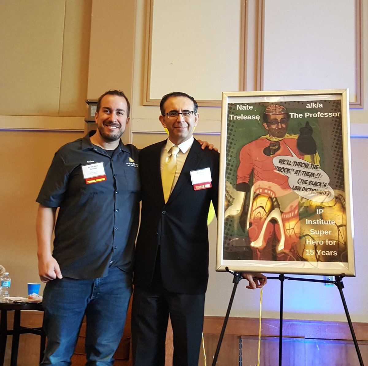IPInstitute's tweet photo. Honoring Nate Trelease for 15 years of stellar programming. #IPINSTITUTE17 https://t.co/DC0NMksCNu