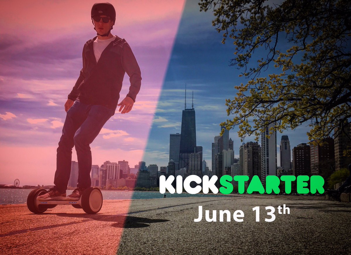 RadicalTransprt's tweet photo. Excited to announce the MOOV will be hitting Kickstarter on June 13th!   Mark your calendars! #unhoverboard #radicalMOOVment https://t.co/gE0cVIZm4X