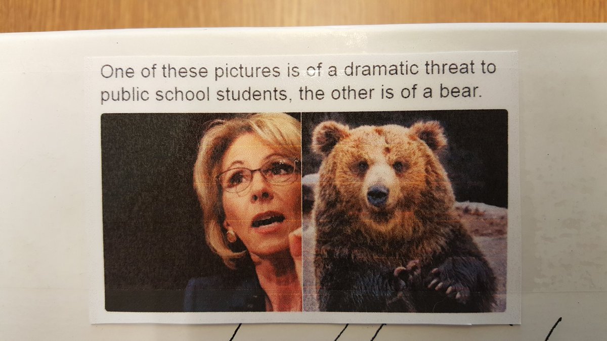 KristenSuchor's tweet photo. Postcard written to Sec DeVos.#publiceducation #novouchers  @CEEsocialjstce #CEE17 https://t.co/AUqjwtoLD6