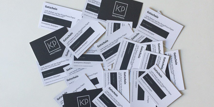 krautpress's tweet photo. Passend zum langen Wochenende haben wir noch 25 Gutscheine vom #wcber gefunden. Gönn dir was zu Lesen! #Paper Gutscheincode "we<3wcber" https://t.co/U3ZhxNQFkS