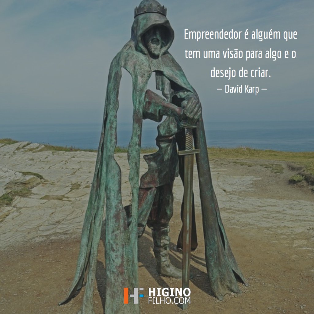 HiginoFilho's tweet photo. Empreendedor é alguém que tem uma visão para algo e o desejo de criar. -David Karp @davidkarp https://t.co/U33gNo12Lx