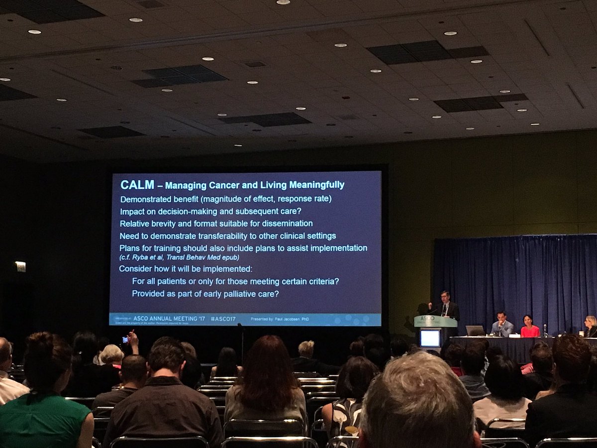 crisbergerot's tweet photo. Always an enormous pleasure to seeing @pbjacobsen lecture - "Behavioral Intervention in Cancer Care" #ASCO17 @IPOSPsychoOncol #IPOS17 https://t.co/gF8FWSdtaz