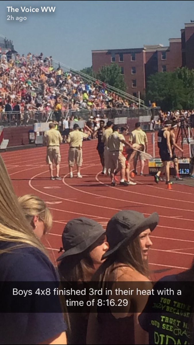 WWHS_Track's tweet photo. Congrats to the guys 4x800: Jacob Korf, Mike Mattingly, Connor Laue, Matt Mattingly, placing 11th with a time of  8:16.29! 🏃🏻 https://t.co/ENqFrtDkbS