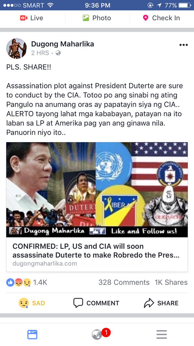 toniginoo's tweet photo. I hope this is not true because we Filipinos we need a strong leader and not corrupt like him and we love President Duterte 😘❤️👊🇵🇭🙏 https://t.co/ONX655qSnS