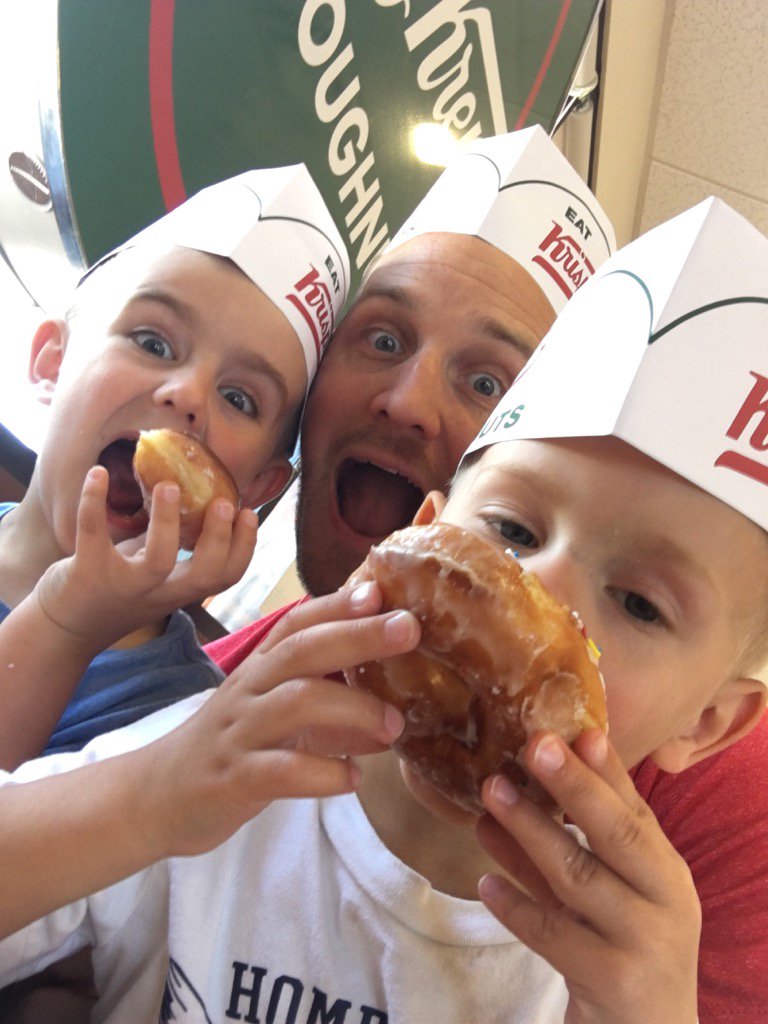 filfuller's tweet photo. National Donut Day with my dudes!! https://t.co/lLwa2iHsmF