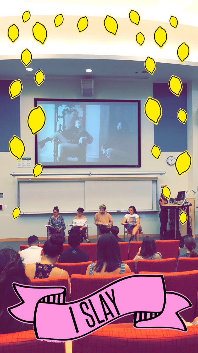 CPBeyDay's tweet photo. Also head over to your @Snapchat app and check out our custom #BeyDay2017 filter created by ES 470 student @mierrem 🍋🍋🍋 https://t.co/gPHirsLgIo