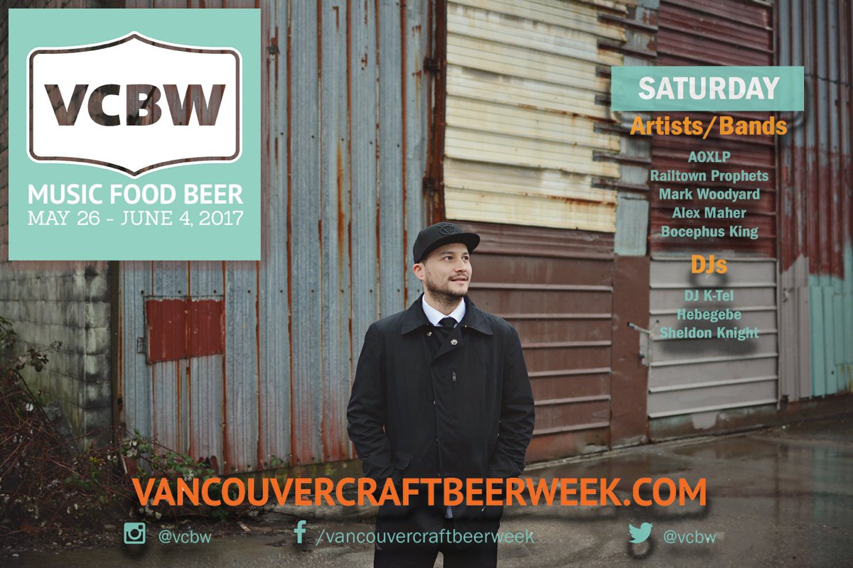 Super pumped to be on the line up for @VCBW playing tomorrow at @PNE_Playland! I'll be playing a set at 2pm #VCBW #know604
