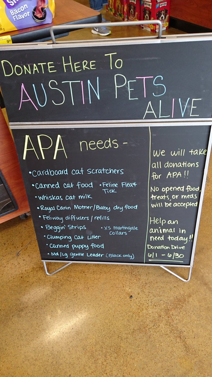 TeamOhlen's tweet photo. Come donate today!! @austinpetsalive @TeamOhlen #helpAPA https://t.co/Srm5IarBZr