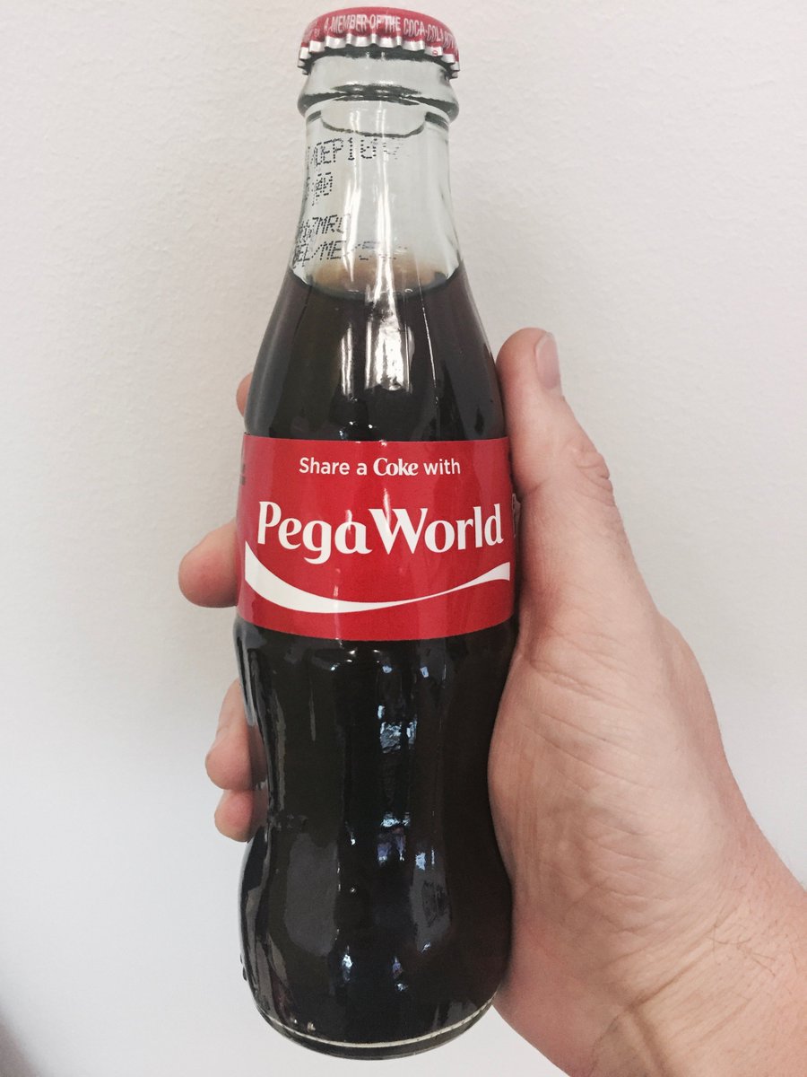 Things just got personal. Join us at #PegaWorld to see what <a href="/pega/">Pegasystems</a> and <a href="/CocaCola/">Coca-Cola</a> have been working on. Hint...it's awesome.