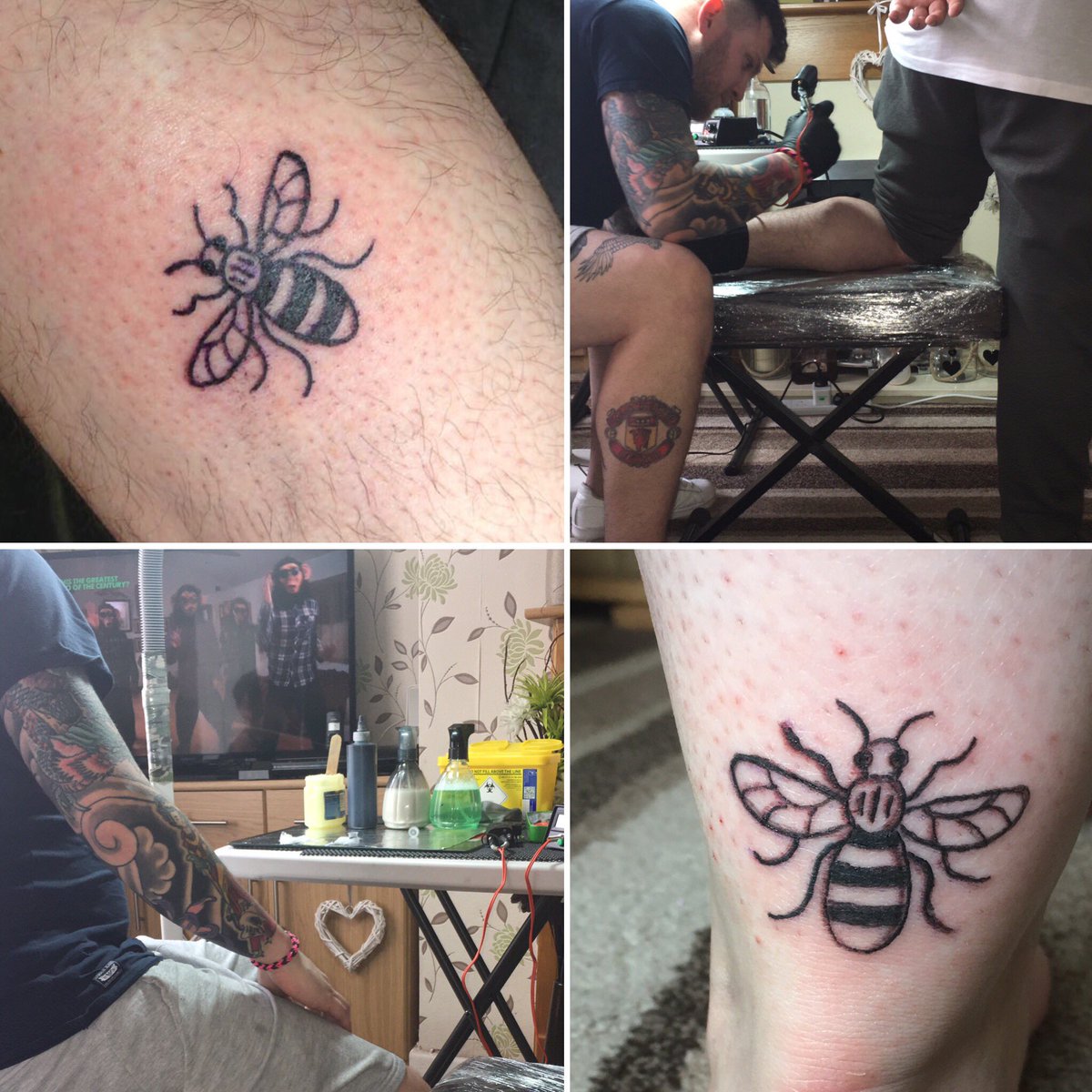 MissC_Williams's tweet photo. #beetattoo #loveManchester 💛🐝 https://t.co/DLrEhhWfN3