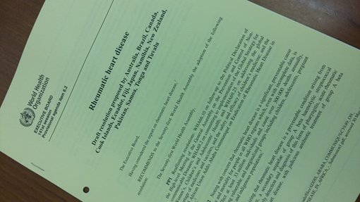 AliciadeJongDav's tweet photo. .@GlobalHealthorg #EB141 recommended Rheumatic Fever & #RheumaticHeartDisease's Resolution for adoption at #WHA71. https://t.co/0DjIiyPyFJ … https://t.co/FjAKcMGxfv