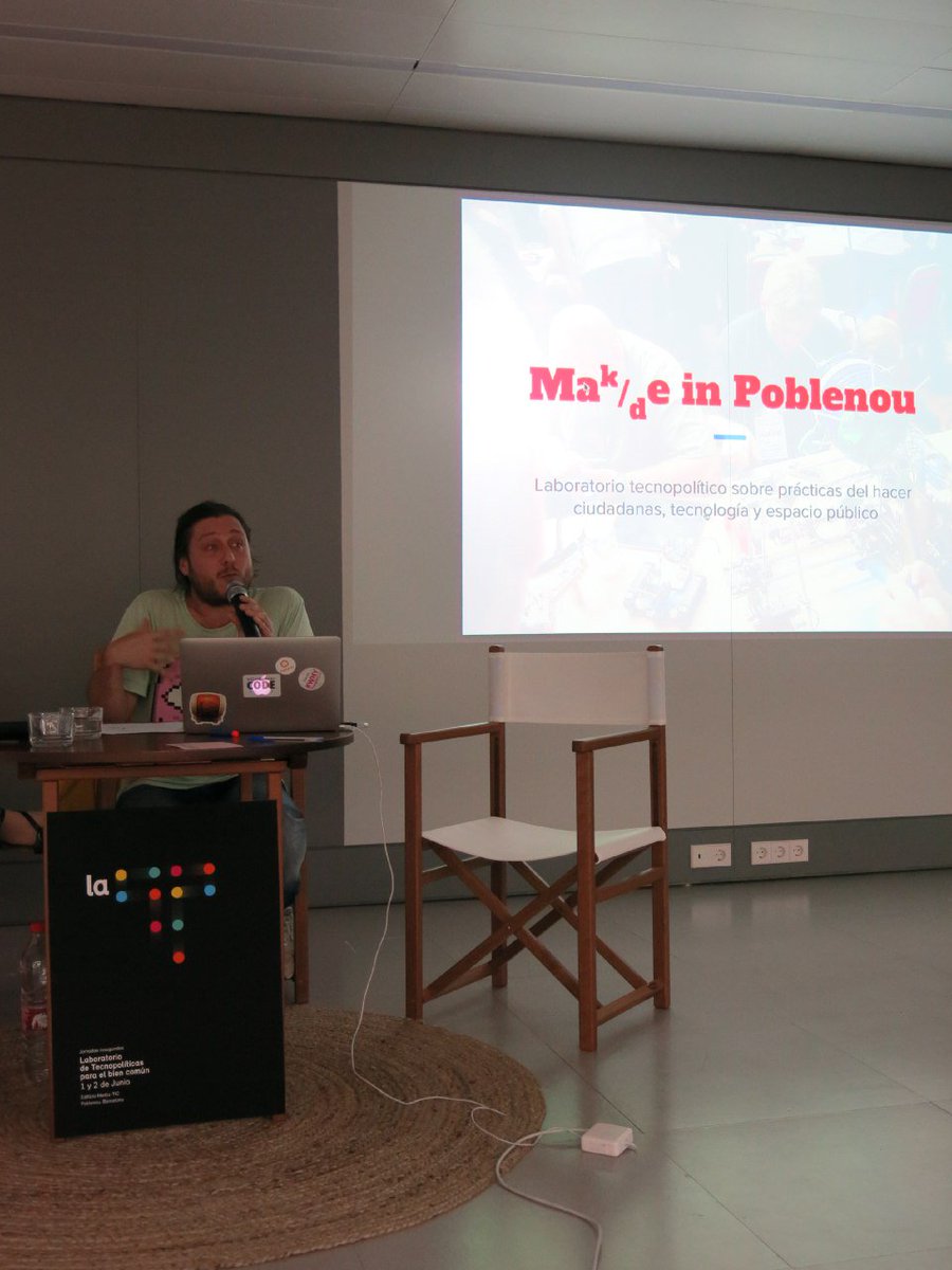 ManconiAlberto's tweet image. con #MakeMade mettiamo in discussione definizione di "creativo" posta dall'alto su PobleNou,tecnologia per la vita #ProyectosLaT @josianito