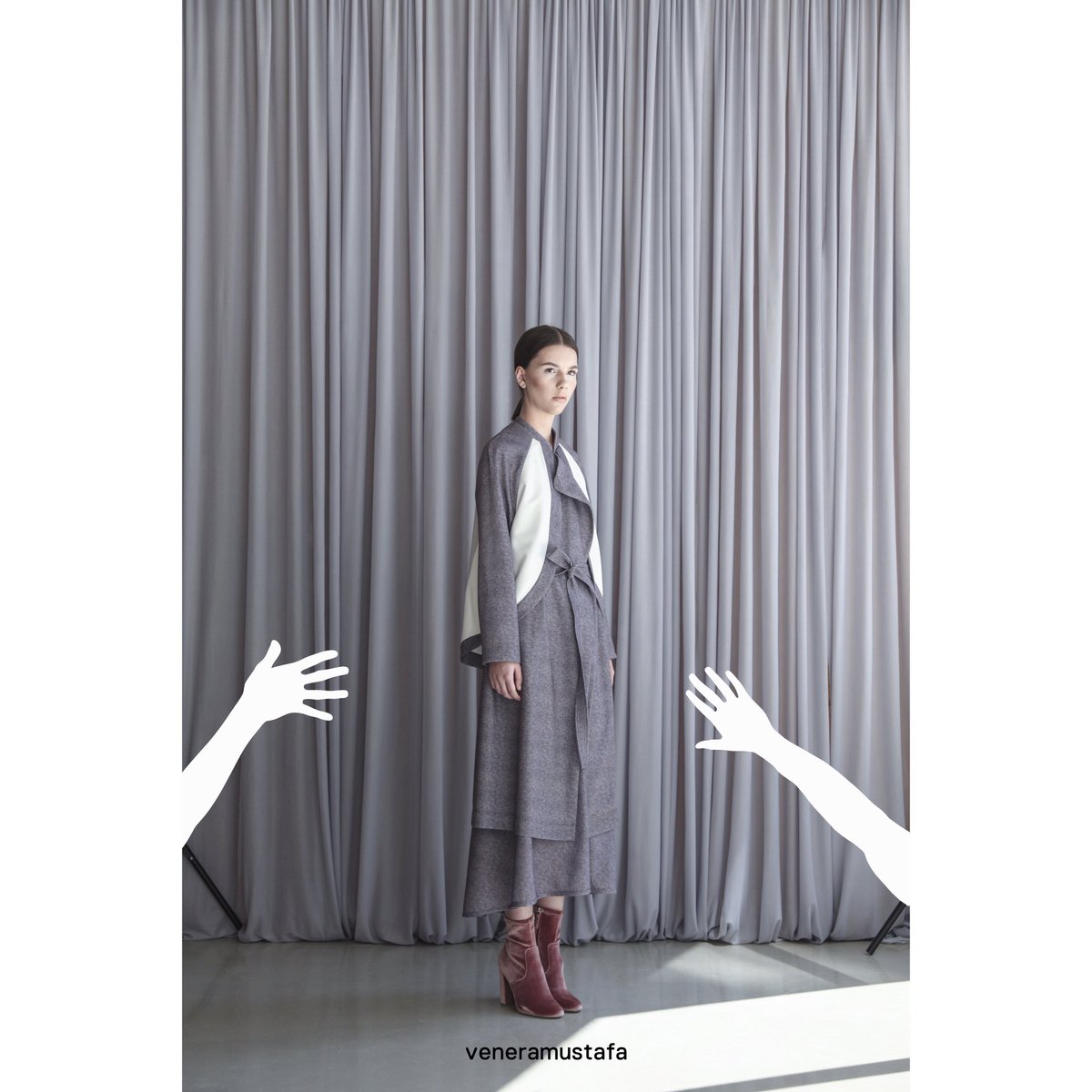 Dito II Rag coat "I've got your back" photo printed series ✖️ Majlinda Hoxha #textileprint #veneramustafa