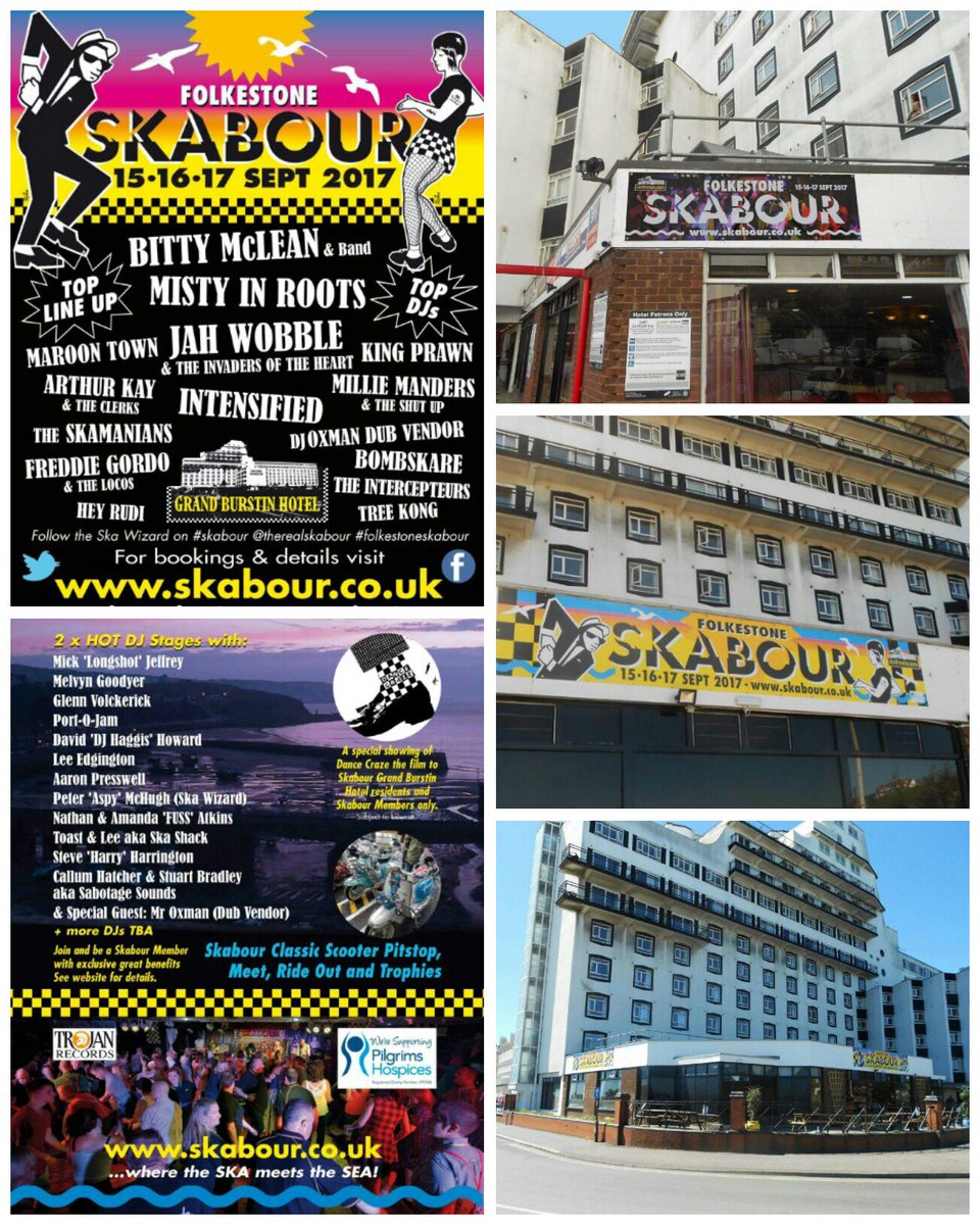 We've popped another #Skabour banner up at <a href="/GrandBurstin/">Grand Burstin Hotel</a> #Folkestone. Check out wristband &amp; half board deals at
skabour.co.uk