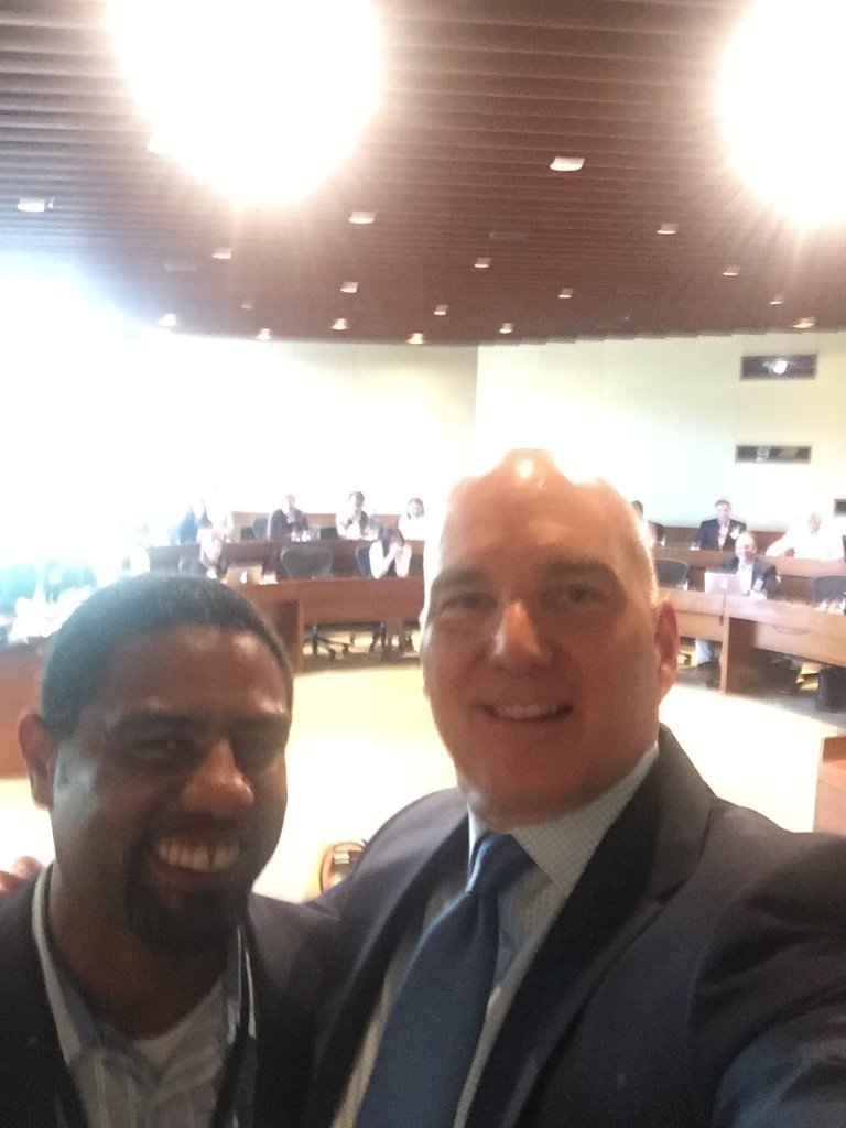 ati21org's tweet photo. Selfie from today's #AVpolicy Series event on #Data with @NHTSAgov Nat Beuse and our own @paulbrubaker - #autonomousvehicle #selfdriving https://t.co/75cThZoaqU