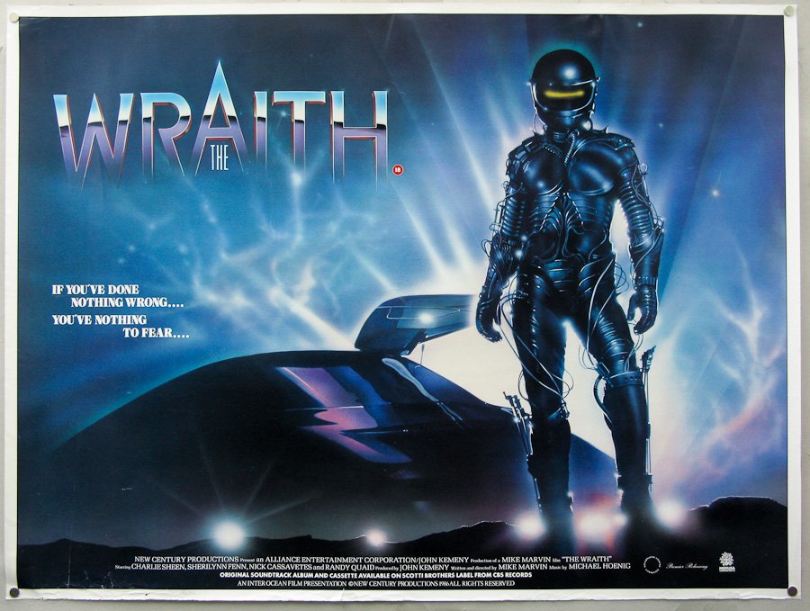 thegeekedgods's tweet photo. #FBF The latest This ain't right movie podcast is...The Wraith https://t.co/hIqDnQawpr  #TheWraith #Charliesheen #80s #Killercars #Podcast https://t.co/oPZ0EqW9ey