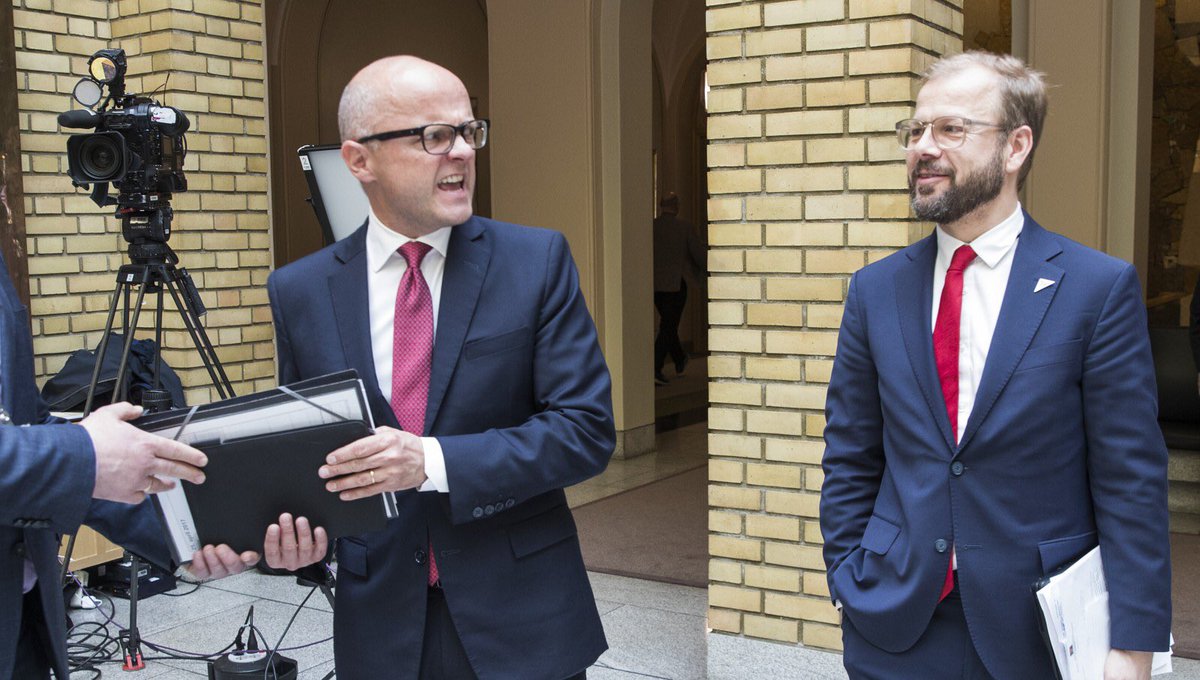 Så sint blir en såkalt "klimaminister" når han får hjelp fra @SVHeikki  til å stoppe klimautslipp fra palmeolje i biodrivstoff. @SVparti