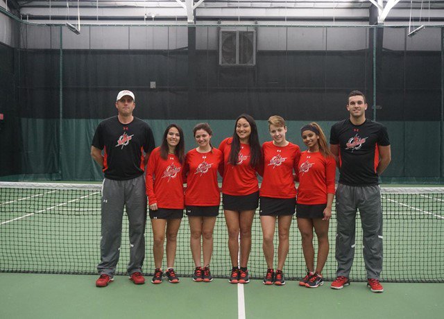 SFU_Tennis's tweet photo. Women's Tennis announced its team awards on Friday, led by Team MVP Laura Gutierrez! #RedFlashMob
https://t.co/00mkcTKwbr https://t.co/FtGs6zElrV