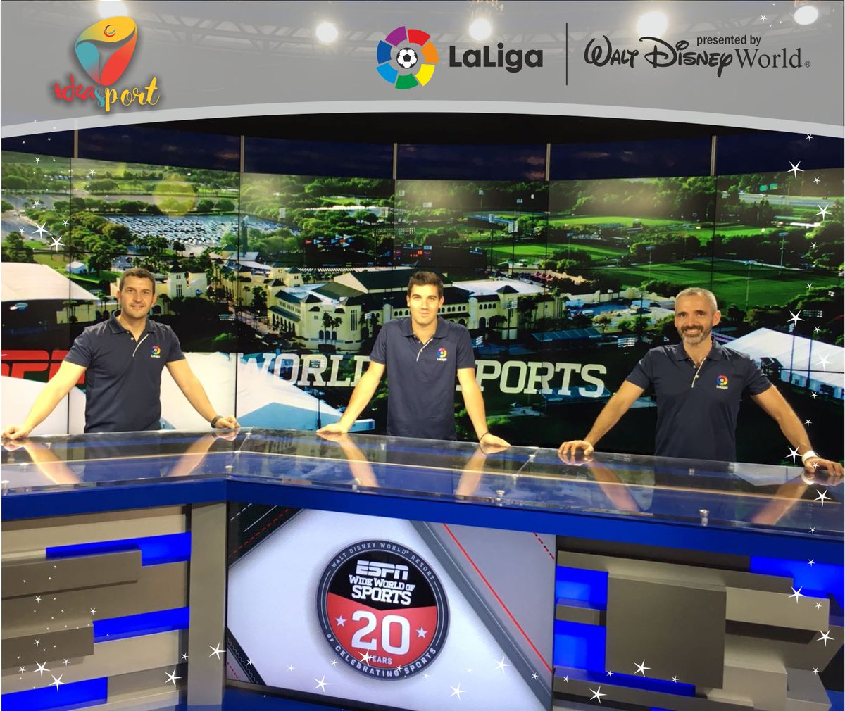 IdeaSportSoccer's tweet photo. We were at the studio at the #ESPN WWOS discussing #LaLiga's Methodology and preparing the coaches for our free Open House starting TOMORROW https://t.co/yD20hyI4h9