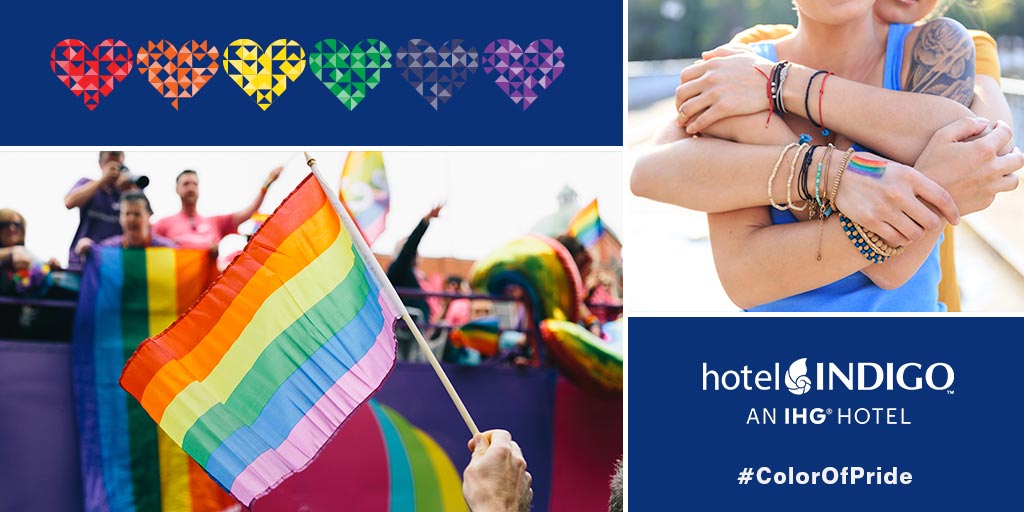 hotelindigo's tweet image. Wherever you live, whomever you love - welcome to the neighborhood. #ColorOfDiscovery #ColorOfPride #LoveIsLove