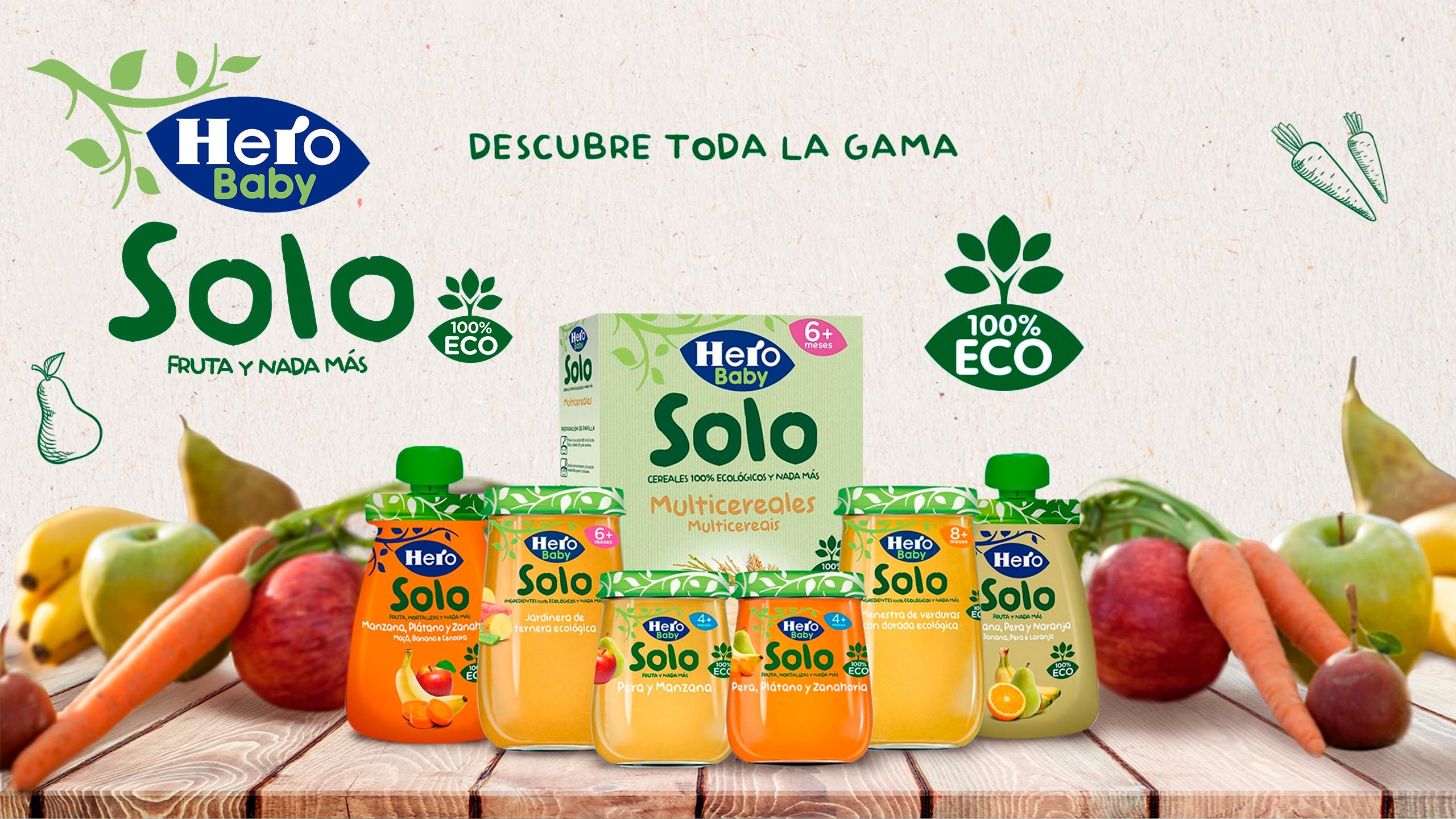 Hero Baby X:ssä: ¡Toda la gama ecológica Solo, elaborada 100% con  ingredientes naturales, la tienes a tu alcance en la Tienda Hero:    / X