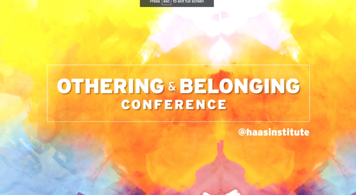oandbinstitute's tweet photo. weekend binge idea! Videos now up of talks from #OtheringandBelonging Conf. https://t.co/WXArec2nYz #OBConf2017 #Belonging https://t.co/y6RFz1JcqC