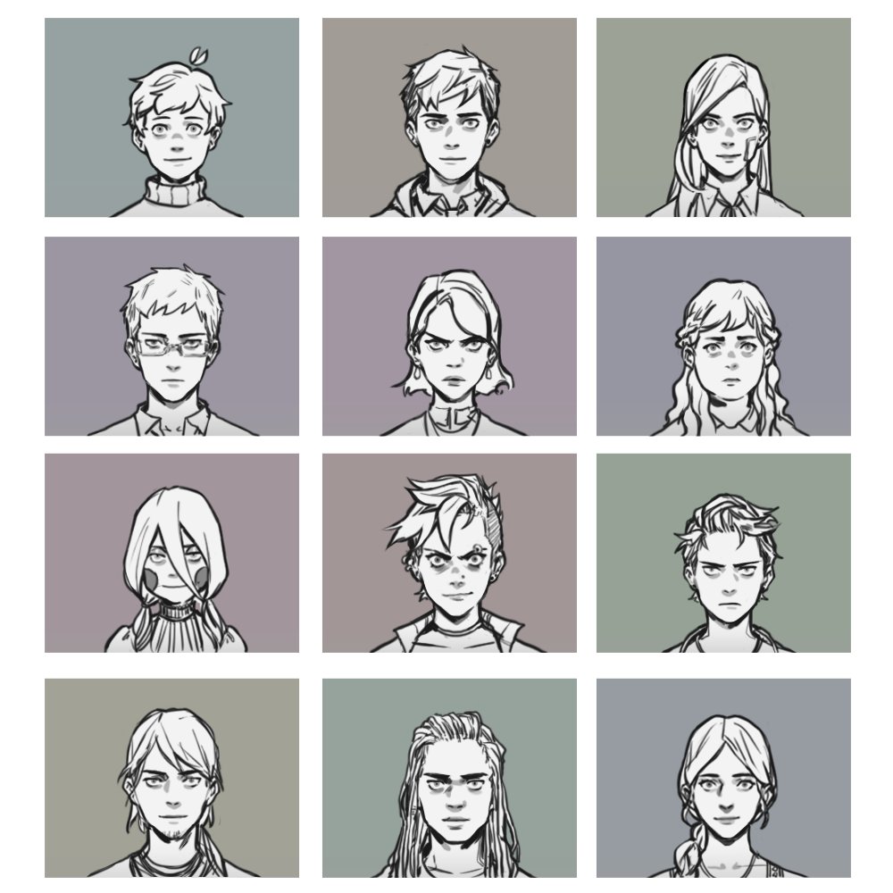 had an urge to draw ocs... #SIGNS #webcomic 