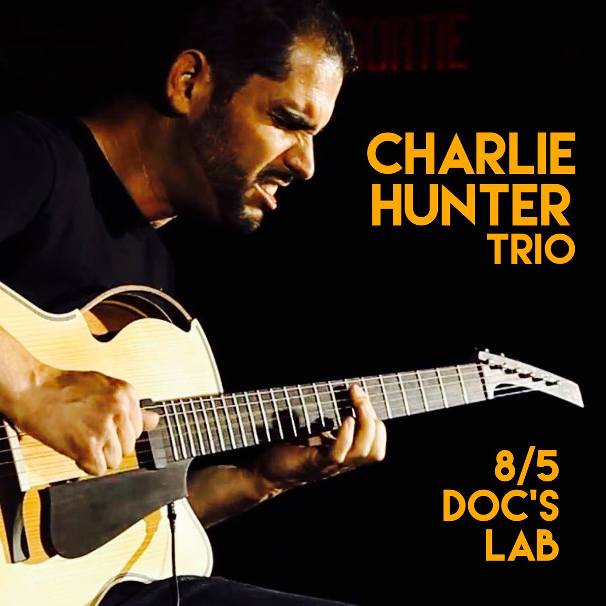docslabsf's tweet photo. On Sale Now! Seven-string guitarist @charlie_hunter returns to #DocsLabSF on Aug. 5th! Tickets will go quickly! https://t.co/0KDHmAmmzD https://t.co/7XmsN2qVsC